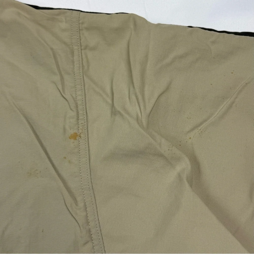 Vtg Gap Mens Anorak Pullover Jacket Sz Medium Oversized 90s Y2K Hooded Beige A5